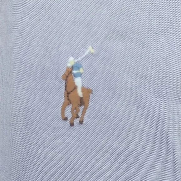 Polo by Ralph Lauren Men's Lavender Button Down Shirt 17.5 / 35 - Picture 3 of 5